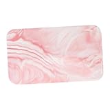 Nordic Style - Bandeja de cerámica de mármol rosa para cortar y servir para pan, pasteles, frutas y postres, apto para uso doméstico y restaurante