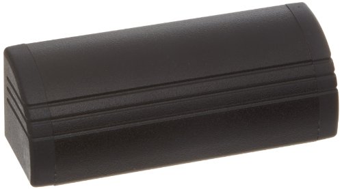 Image of Aluminum Ledge Metric Pull Handle with Threaded Holes, Round Grip, Black Powder Coated Finish, 130mm Center-to-Center, 34mm Projection, 23mm Grip Size (Pack of 1)
