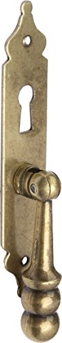 Imex El Zorro 78006 El Zorro 78006-Tirador péndulo Placa con bocallave, 23 x 120 mm, Bronce