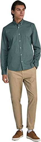 Chemise à manches longues homme Springfield en tissu respirant et facile à repasser