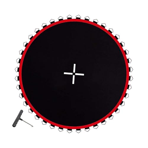 Zxpjkyu Trampoline Replacement Mat with Metal Eyelets Trampoline Jumping Cloth Trampoline Jump Mat, Red