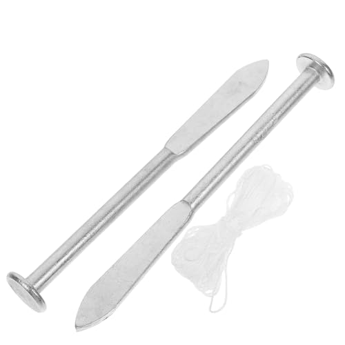 BUGUUYO Strumenti per Posa Mattoni in Acciaio Resistente Chiodi per Allineamento Muratura Guide Precise per Livellamento Professionale per Edilizia e Falegnameria