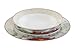 vajilla SET 18 PORCELANA 27X27X2 FLOR BEIGE Imagen de vajilla SET 18 PORCELANA 27X27X2 FLOR BEIGE