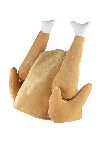 Henbrandt Christmas Turkey Soft 3D Hat Cooked Turkey Hat - Adult Size