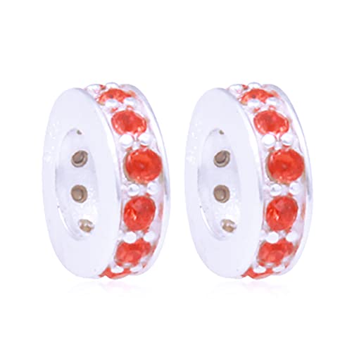 Abalorio espaciador brillante de plata de ley 925 para pulseras Pandora, Plata esterlina Cover