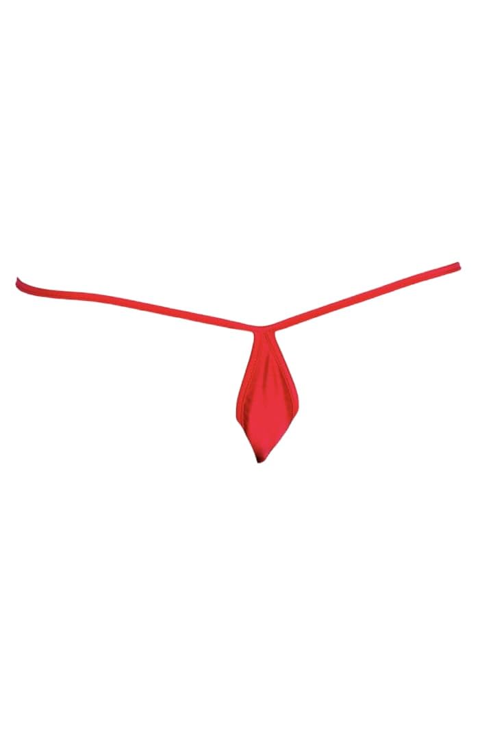 Womens Thong Panty Free Size red Color-image-39