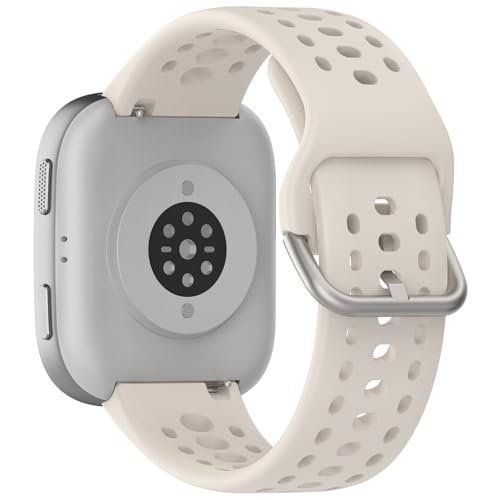 Nacorulu Compatible with Amazfit Bip 6 Band, 22mm Width Silicone Replacement Strap for Amazfit Bip 6 Smartwatch (Starlight) by Nacorulu - Used condition - Image 2