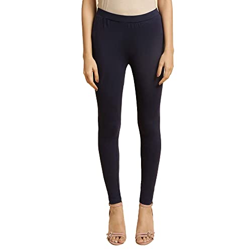 Image of W for Woman Women's Regular Fit High Rise Coral Cotton Jersey Tights