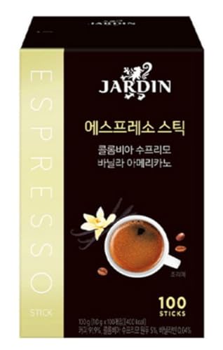 Wf GXvb\ XeBbN oj AJ[m R[q[~bNX 1g x 100T JARDIN espresso stick Colombia Supremo vanilla americano 1g x 100T