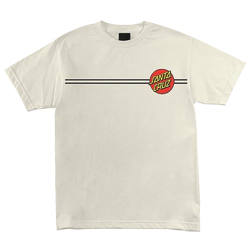 SANTA CRUZ Classic Dot S/S Regular T-Shirt Cream Sm Mens