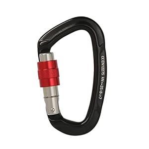 SAJMAKUWLA 25KN D-Form Klettern Schnellverschlusskarabiner