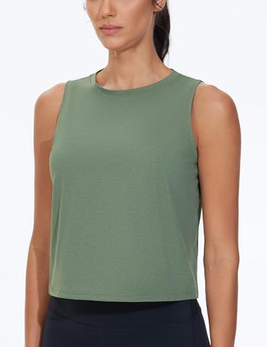 THE GYM PEOPLE Women's Workout Tank Tops 3 Pack Quick Dry Athletic Running Sleeveless Shirts4