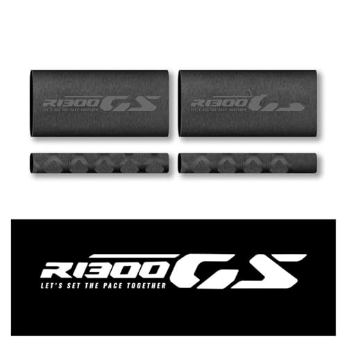 自転車のハンドル R1300GS F900GS Adv F800GS ヒートシュリンクハンドルバーグリップクラッチブレーキレバーカバーに最適(Black5)