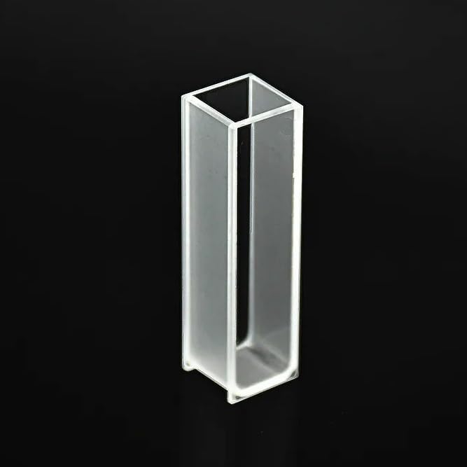 Cuvette en verre 3,5 ml cellule d'échantillon liquide pour spectrophotométrie