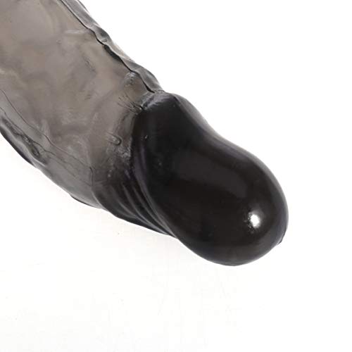 HEALLILY Elastische Mouwen Extension Omtrek Enhancer Speelgoed Flexibele Siliconen Condoom Vertraging Extension Sleeve - Image 5