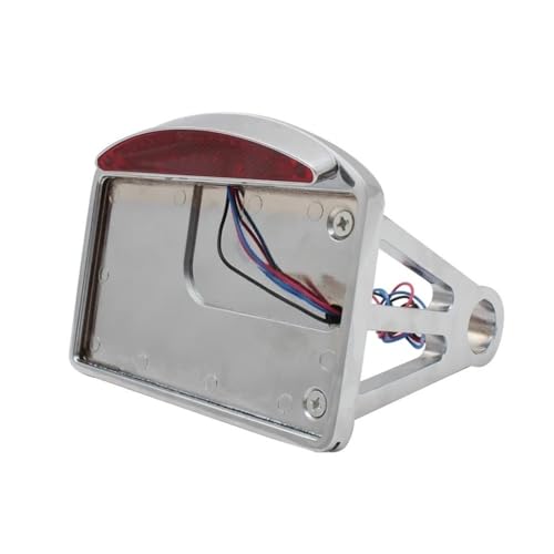 Support de plaque moto latéral avec feu arrière Touring custom