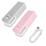 【USB recargable】 El sellador térmico de mano se puede cargar mediante un cable USB (incluido). Se puede utilizar de forma continua 48 horas después de la carga completa. Y tarda aprox. 8-12 horas para carga completa.