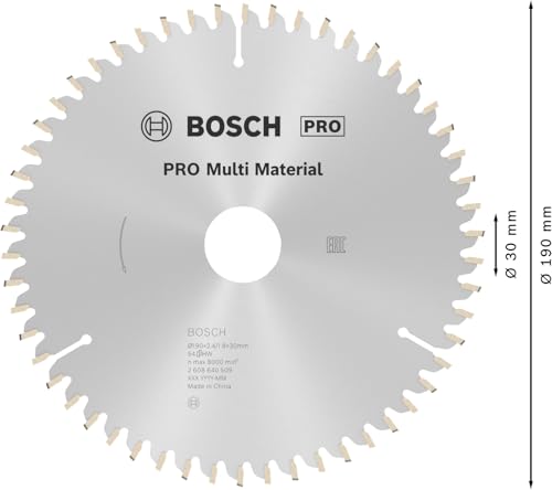 Hoja de sierra circular Bosch 2608640509 para multi material 4