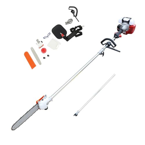 Pole Saw 16FT Gas Chain Saw 42.7CC 11-Inch Bar Tree Trimmer