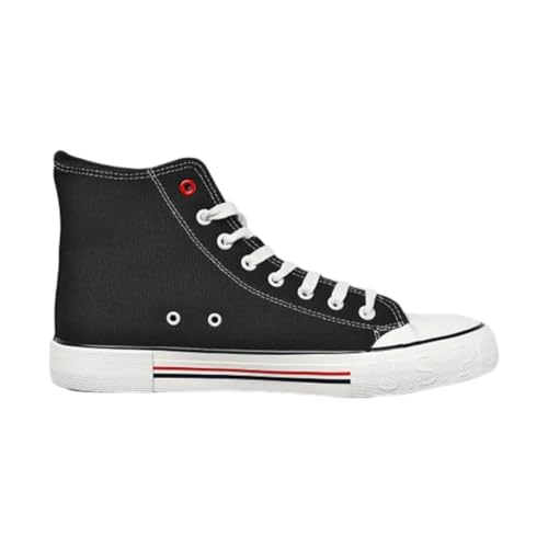 Image of U.S. POLO ASSN. Mens VLAIR Black Mid Top Sneakers-(UK7)(US8)(2FD24544Z01)