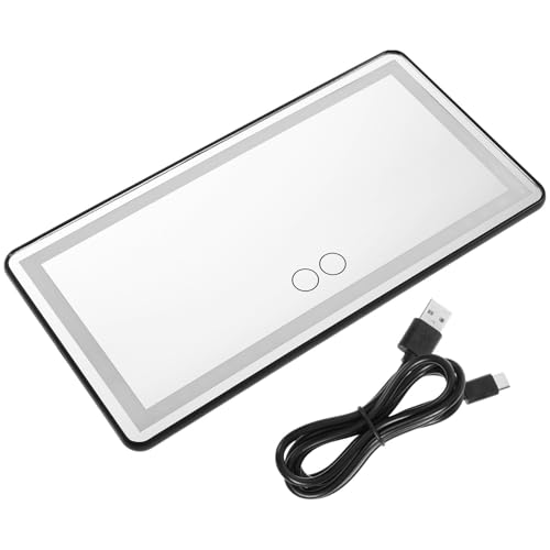 Miroir de courtoisie pour véhicule idéal pour se maquiller en voiture avec sangle élastique