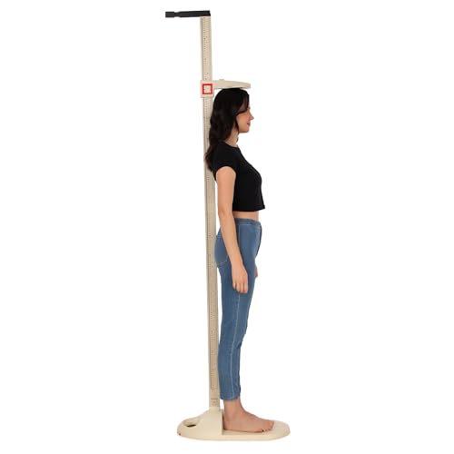 Image of Prestige Height Measuring Stadiometer 210 cm (HM007) | Foldable Portable Height Scale for Kids & Adults | Medical & Home Use Height Measurement Tool