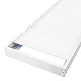 Marco para montaje en saliva, color blanco, para panel LED, 30 x 60 cm