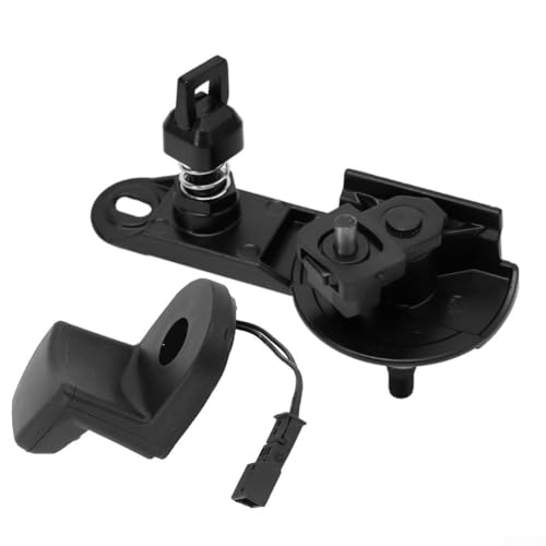 Desiumite Interruptor de liberación de vidrio para portón trasero y cojinete de limpiaparabrisas compatible con E46 E91 E61 Series - OEM 61627209167 61319200673 - Construcción de plástico negro y