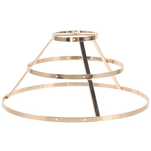 TEHAUX Diy Lampshade Frame 3-Tier Pendant Lamps 7.47X7.47X3.73in