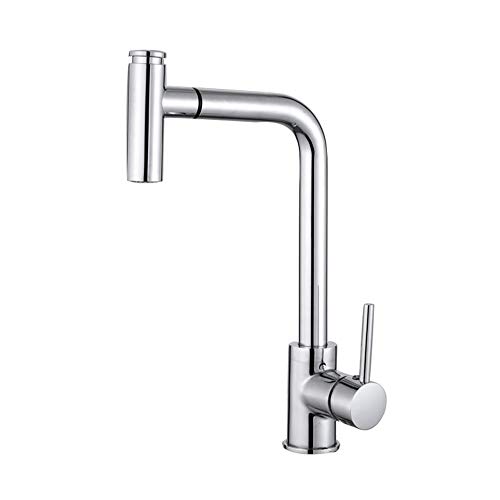 Robinet cuisine douchette eau chaude froide bec pivotant 360