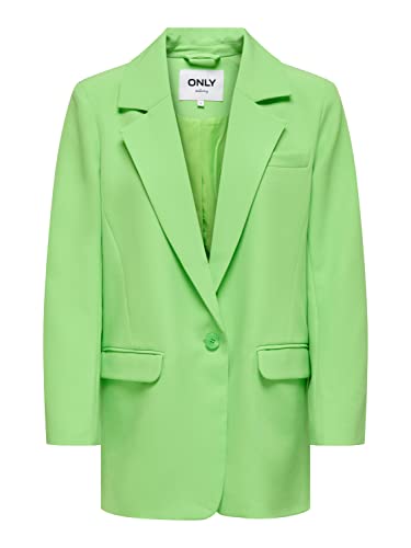 Only Onllana-Berry L/S Ovs Blazer TLR Noos Chaqueta de Traje, Verde (Verano Verde), 34 para Mujer