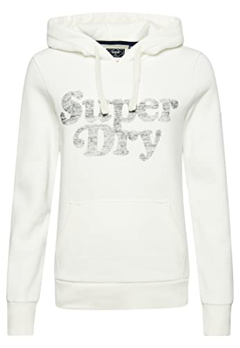 Superdry Damen Sudadera Con Capucha Kapuzenpullover, Naturfarben, 40