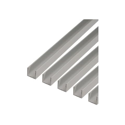 Perfil en U de aluminio anodizado Alberts Cover