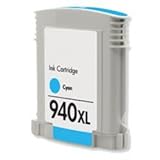  FGE Cartouche d\'encre Compatible pour HP 940XL Cyan - Cyan