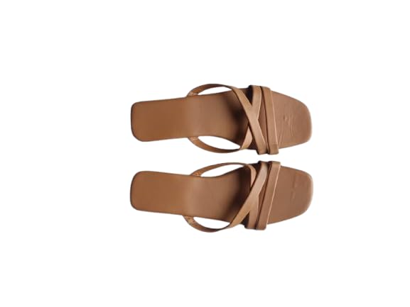 Stylish Sandals for Women | Elegant Slip-On Flat Slippers with Decorative Knot & Button Detail | Soft Cushioned Footbed Casual Daily Wear Footwear | Open Toe Lightweight Comfort Slides for Girls & Ladies | Fashionable Minimal Summer Sandals for Office, Travel & Outings-picture-38