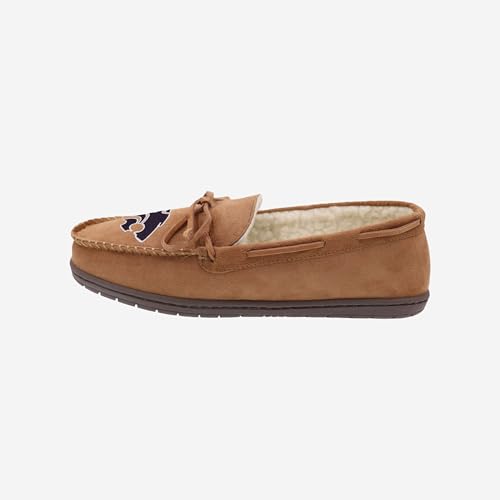 Image of FOCO NCAA Mens NCAA College Team Logo Moccasin Slippers