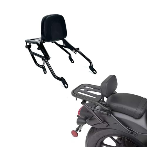 Dosseret Rebel 500 amovible passager moto noir pour selle arrière CMX300