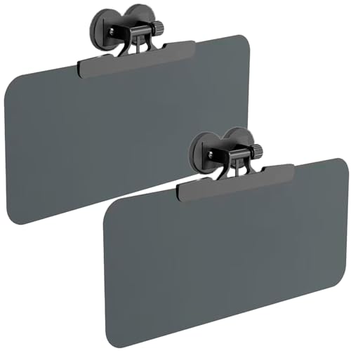 2-Pack Magnetic Sun Visor for UTV & Golf Cart, Polarized Anti-Glare Adjustable Sunshade, Tool-Free Fit for Polaris Ranger/Defender, Can-Am, Uforce 1000, EZGO with Metal Roof/Crossbars