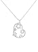 Bat Mitzvah Stars Necklace + Heart Jewelry on an 18" Sterling Silver Box Chain | Alef Bet by Paula