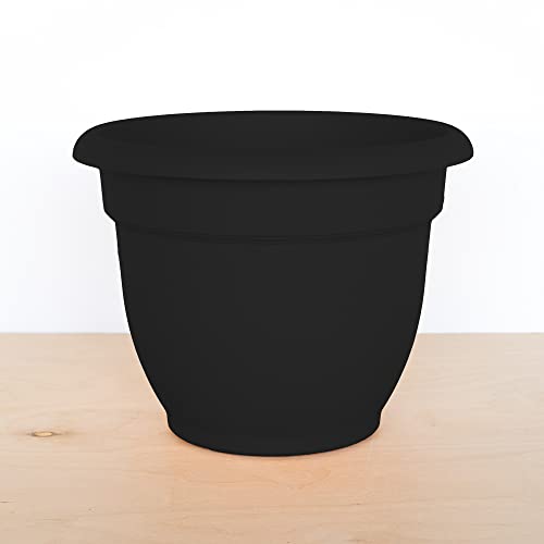 Bloem 20-56920 Fiskars 20 Inch Ariana With Self-Watering Grid, Black #TOP2