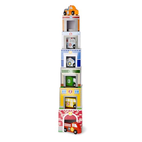MELISSA & DOUG Nesting and Sorting Buildings & Vehicles - vue 6