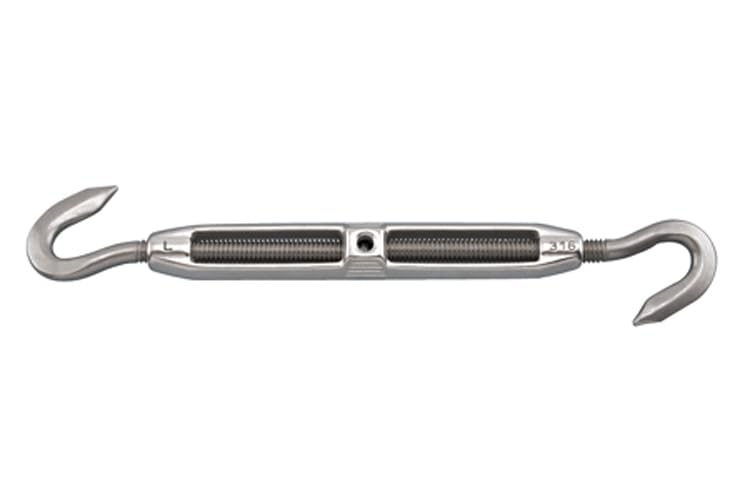Tensor de acero inoxidable 316 con gancho y gancho 1/2" (S0154-HH13) miniatura 1