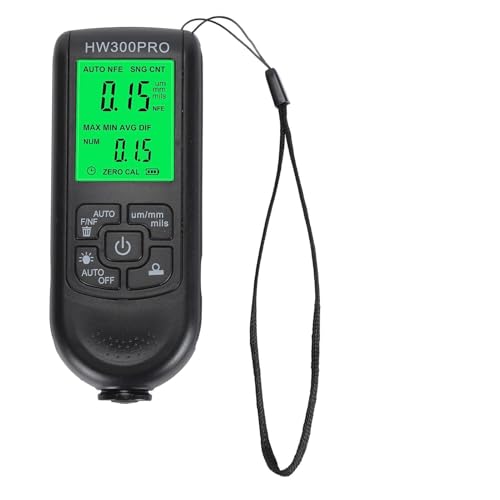 Medidor Digital de Espesor de Recubrimiento, Negro miniatura 1