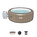 Produktbild Bestway LAY-Z-SPA Palm Springs AirJet Whirlpool, 196 x 71 cm, 4-6 Personen, rund, Taupe