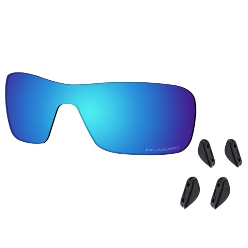 Image of SAUCER Premium Replacement Lenses & Nosepads for Oakley Turbine Rotor OO9307 | UV400 Protection, Anti-Scratch, Precise Fit