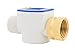 Save a Drop P3 Water Flow Meter with Heavy Duty Brass Swivel | Measure Gallon Usage from an Outdoor Garden Hose | Great for Campers | Helps Conserve Water