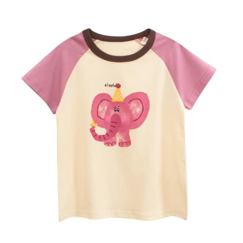 Image of LittleSpring Kids Short Sleeve Graphic T-Shirt 100% Cotton