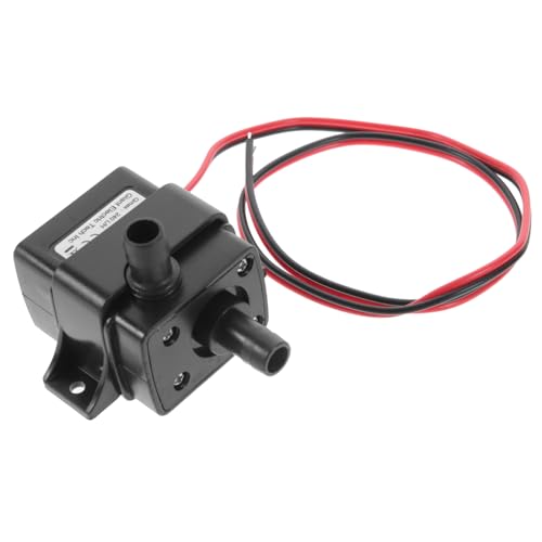 VANZACK Bomba para Acuario Bomba de extracción de Agua Bomba de Estanque circulante motorizado Micro Bomba eléctrica para Water Pump colador Bomba de Agua dc12v 4.8w Bomba Sumergible Black