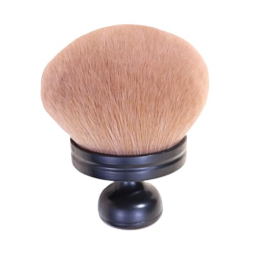 Extra Large Body Makeup Brush for Self Tanner, Leg Makeup Bronzer Self Tan Applicator, 3.2inch Wide Round Head Oval Face Leg Brush for Application with Drawstring Bag (Color 4,One Size)