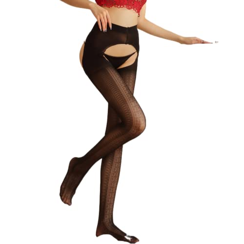 Image of Sahabowi Women's Sheer Tights, High Waist Pantyhose, Vintage Control Top Stockings,Shaping Pantyhose Slimming Butt Lifting